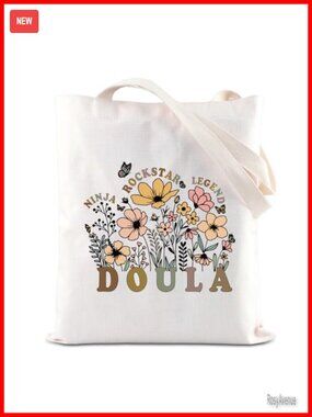 Doula Definition Canvas Tote Bag Midwife Labor Delivery Nurse Gift